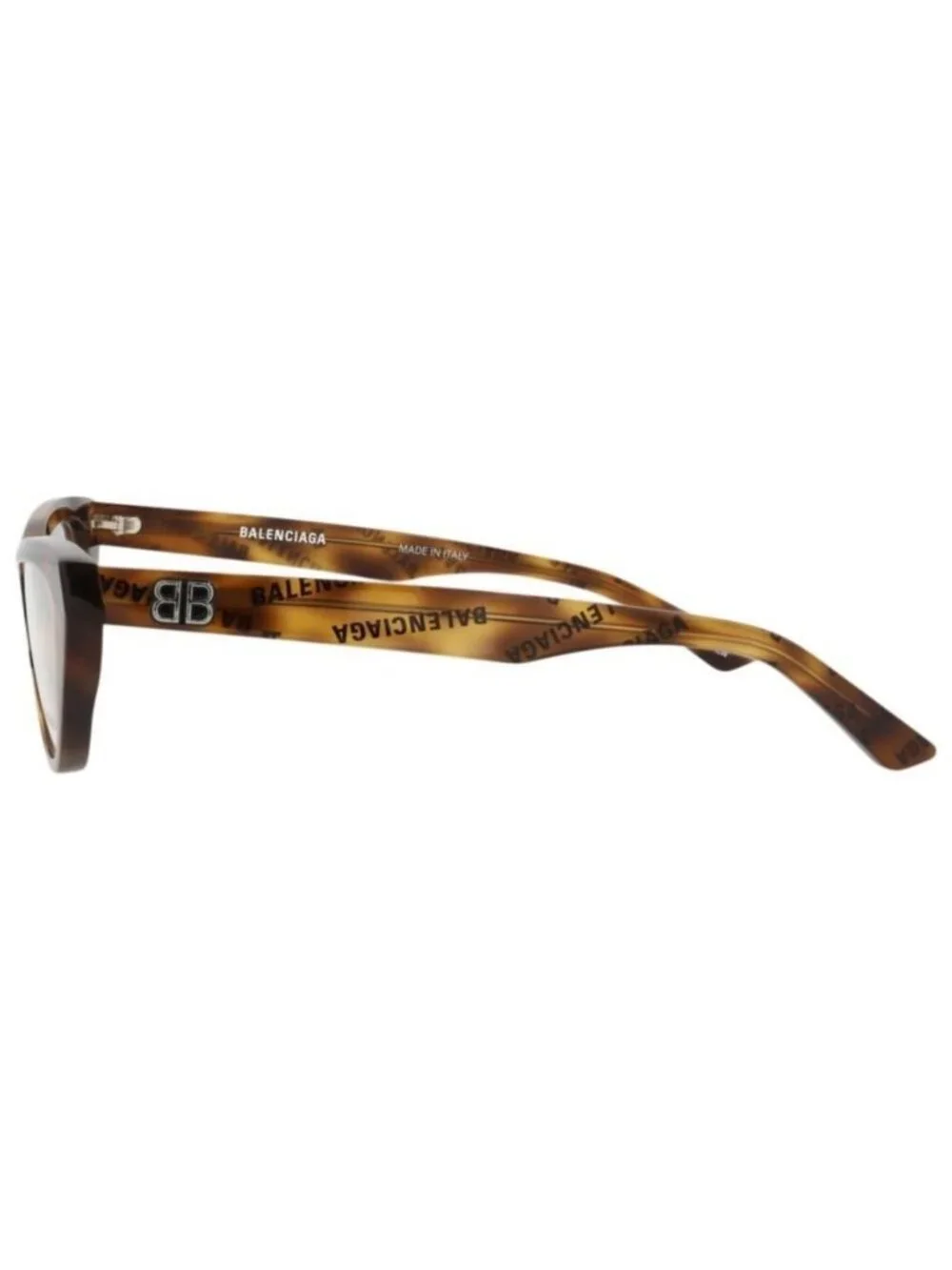 New Balenciaga Womens Cat Eye Havana Havana Transparent Fashion Designer Eyeglas